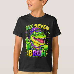 Camiseta Seis Sete 67 Cara Mardi Gras Mardigator Jacaré