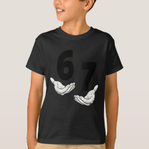 Camiseta Seis Sete 67 Mãos 6 7 Crianças 67 Adolescentes Men