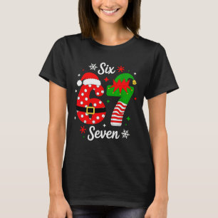 Camiseta Seis Sete 67 Meme 6 7 Papai Noel Natal Pijamas Cri