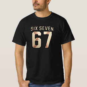 Camiseta Seis Sete 67 Meme Engraçado