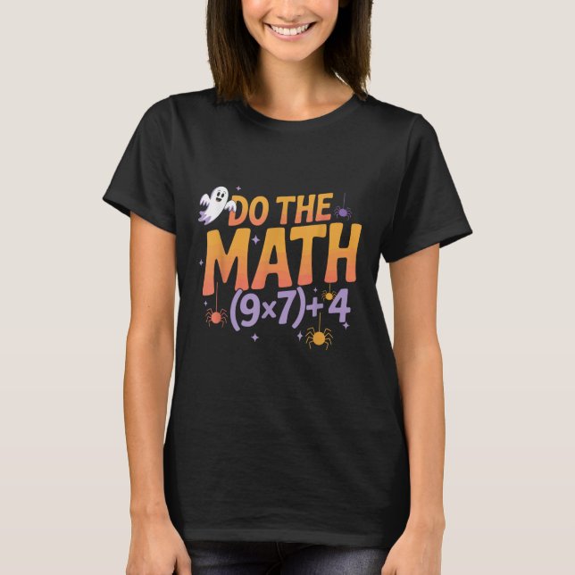 Camiseta Seis Sete 67 Meme Faça as Contas Halloween Alpha G (Frente)