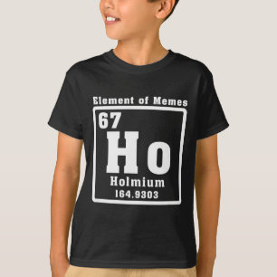 Camiseta Seis Sete 6 7 Meme de Número Engraçado 