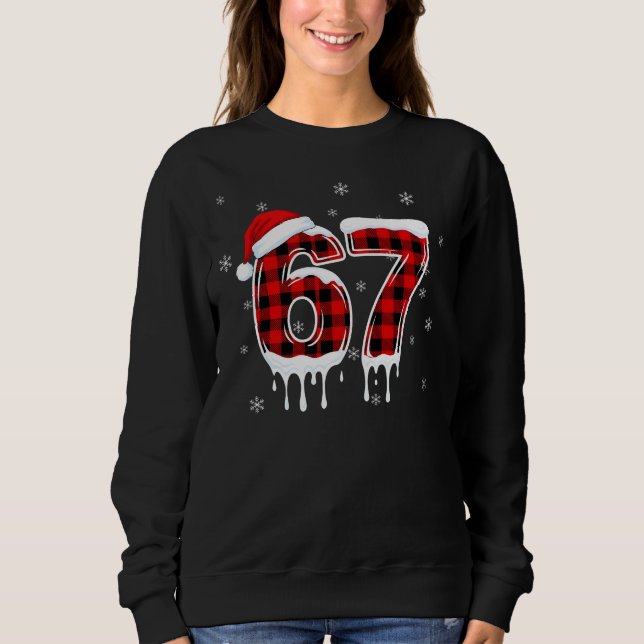 Camiseta Seis Sete 6 7 Meme Design Xadrez com Chapéu de Pap (Frente)