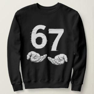 Camiseta Seis Sete 6 7 Meme Geração Alpha Gíria 6 7 Mãos