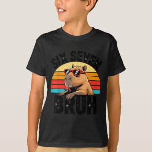 Camiseta Seis Sete Bruh 67 Meme Capivara 