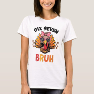 Camiseta Seis Sete Bruh 67 Meme Fofo Menino Menina Peru Obr