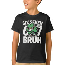 Seis Sete Bruh Divertido Shamrock Irlandês Dabbing