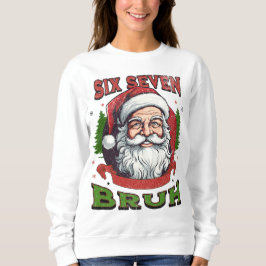 Camiseta Seis Sete Bruh Natal Humor na Internet 6 7 Meme Vi