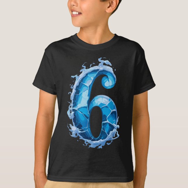 Camiseta Seis Sete Correspondentes Gelo Flamejante Meme Eng (Frente)