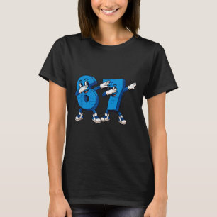 Camiseta Seis Sete Dabbing Meme Legal 67 Número Divertido D