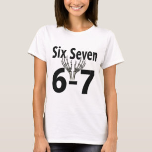 Camiseta Seis Sete Design de Tipografia Minimalista 6•7