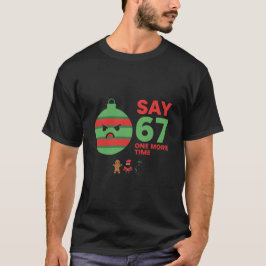 Camiseta Seis Sete Férias Piada Natal Diversão Número
