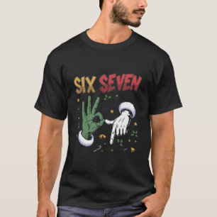 Camiseta Seis Sete Meme Engraçado Mau Cara Natal Viral 6 7 