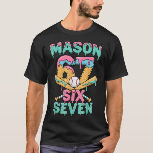 Camiseta Seis Sete Meme Mason Sorvete Gotejamento Engraçado