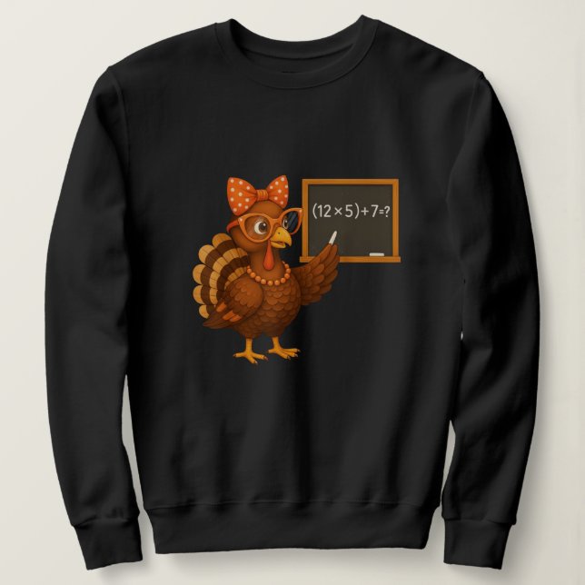 Camiseta Seis Sete Professor de Matemática Meme Divertido P (Frente do Design)