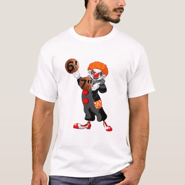 Camiseta Seis Sete | Seis-Sete | 6' 7" | Palhaço (Frente)