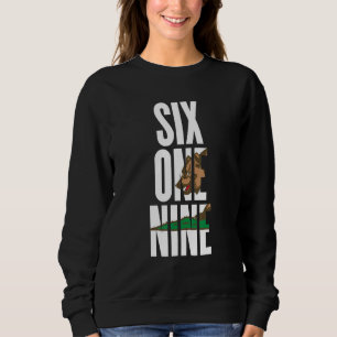 Camiseta Seis Um Nove 6619 Código de Área Califórnia San Di