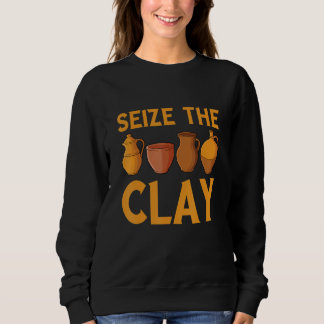 Camiseta Seize the clay pottery wheel funny anniversary