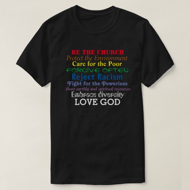 Camiseta Seja a igreja (Frente do Design)
