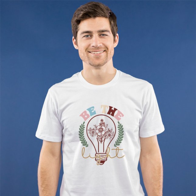 Camiseta Seja a luz (Criador carregado)