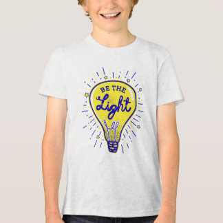 Camiseta Seja A Luz Leve Do Cartoon