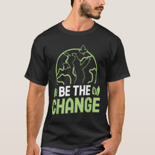 Camiseta Seja a Mudança Acessórios de Proteção Ambiental