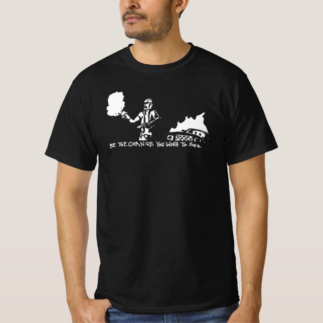 Camiseta seja a mudança que você deseja ver (Frente)