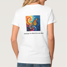Camiseta Seja a mudança que você deseja ver no mundo
