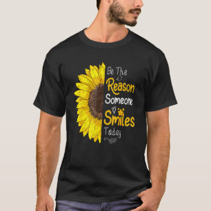 Camiseta Seja A Razão Por Que Alguém Sorri Hoje Inspi De Gi