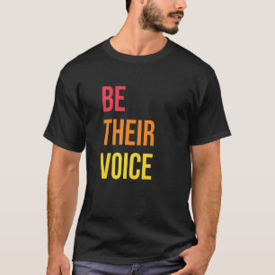 Camiseta Seja a Voz Deles Direitos Humanos Justiça Social L