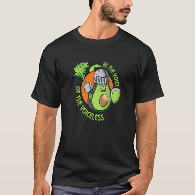 Camiseta Seja A Voz Do Legume Sem Voz Planta  Veg (Frente)
