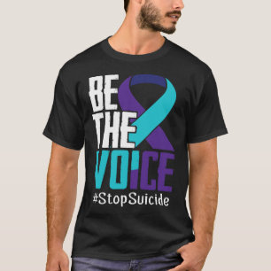 Camiseta Seja A Voz Interromper A Consciência Do Suicídio S