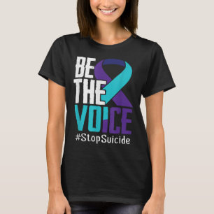 Camiseta Seja A Voz Interromper A Consciência Do Suicídio S