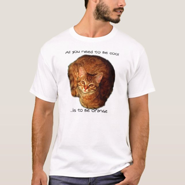 Camiseta seja alaranjado (Frente)