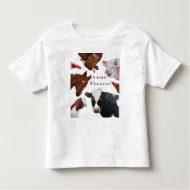 Camiseta Seja amável a cada tipo, animais de fazenda