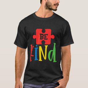 Camiseta Seja Amável Autismo Para As Crianças Pais Da Mãe M