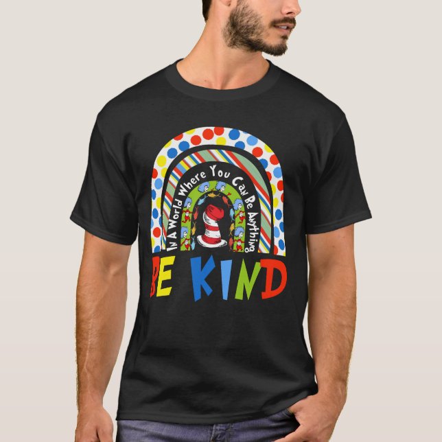 Camiseta seja arco-íris gentil grinc (Frente)