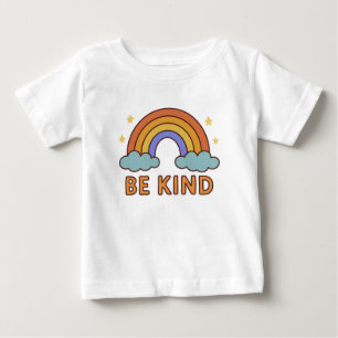 Camiseta "Seja Bastante Arco-Íris - Design de Cotação Posit