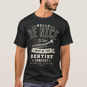 Camiseta Seja Bela Dentista Algum Dia Trendência De Memória
