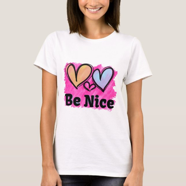 Camiseta Seja Belo Coração de Água (Frente)