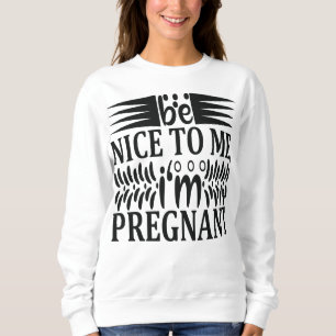 Camiseta Seja bom para mim minha esposa está grávida Gravid