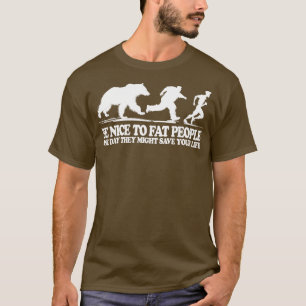 Camiseta Seja Bom Para O Humor De Pessoas Gordas