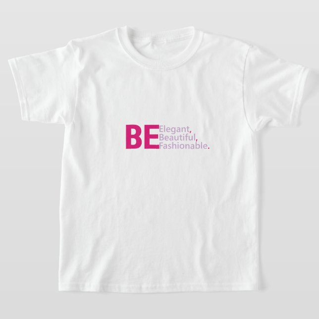 Camiseta Seja bonita (Postura )