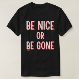 Camiseta SEJA BONITA OU SAIA DE CITAÇÃO engraçada