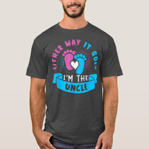 Camiseta Seja como for, sou o Tio Bebê Raça do Gênero