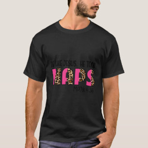 Camiseta Seja como Jesus, Ele Tirou Naps De Prin-Leopardo-C
