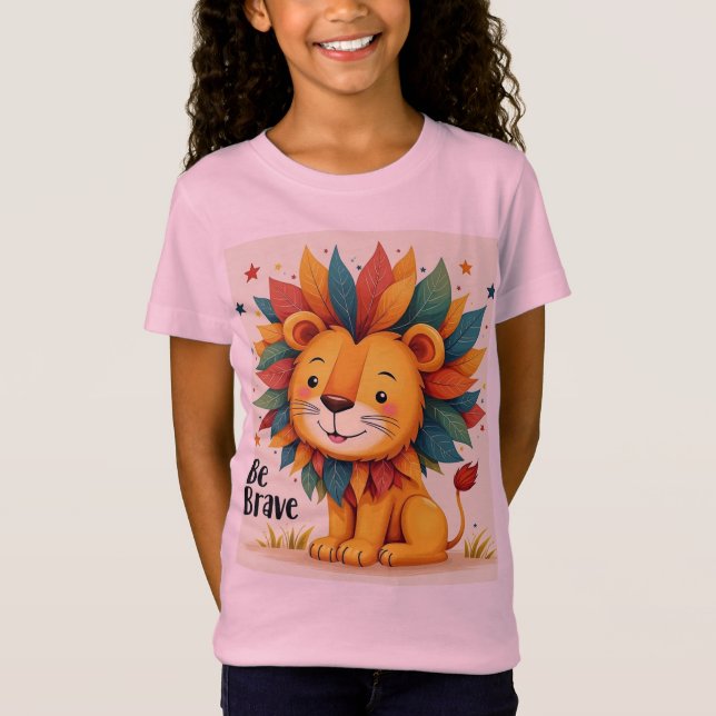 Camiseta Seja Corajoso - Meninas (Frente)