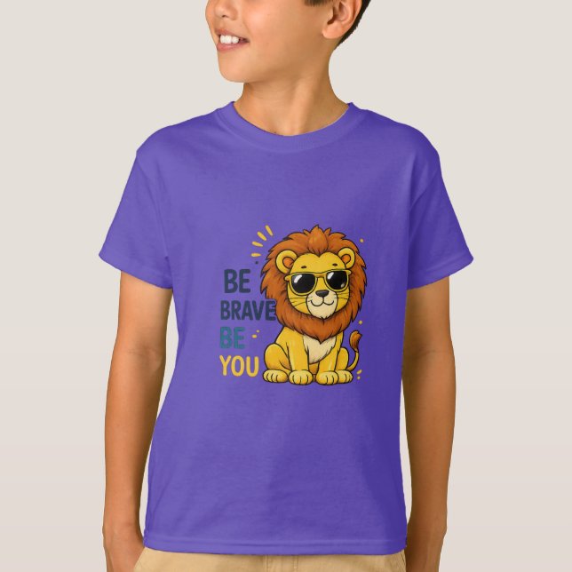 Camiseta Seja Corajoso Seja Você Leão (Frente)