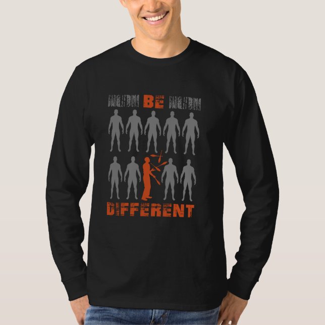 Camiseta Seja Design Diferente Para Jugglers E Malabarizand (Frente)