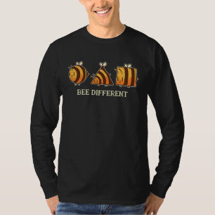 Camiseta Seja diferente apicultor e abelha retrô único